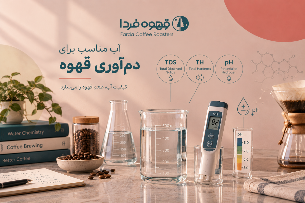 آب مناسب برای دم‌آوری قهوه